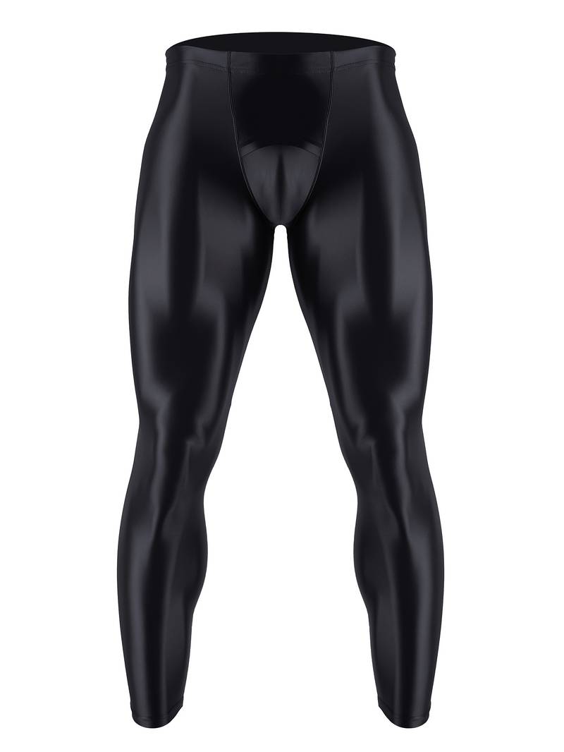 Black cycling pants on a white background
